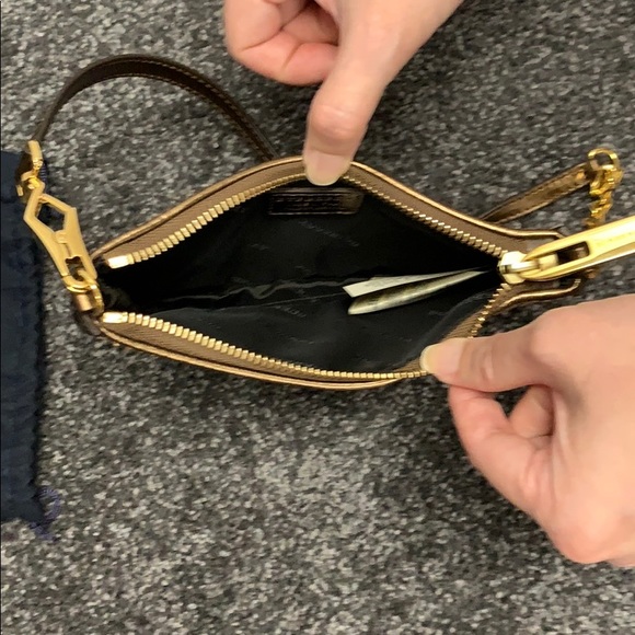 Burberry Gold Studded Mini Bag - Picture 7 of 8